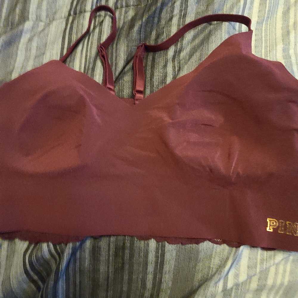 Pink bonded bralette